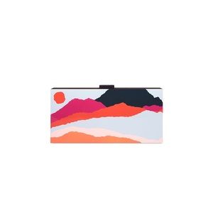 Tory Burch Ophelia sunset resin clutch!
